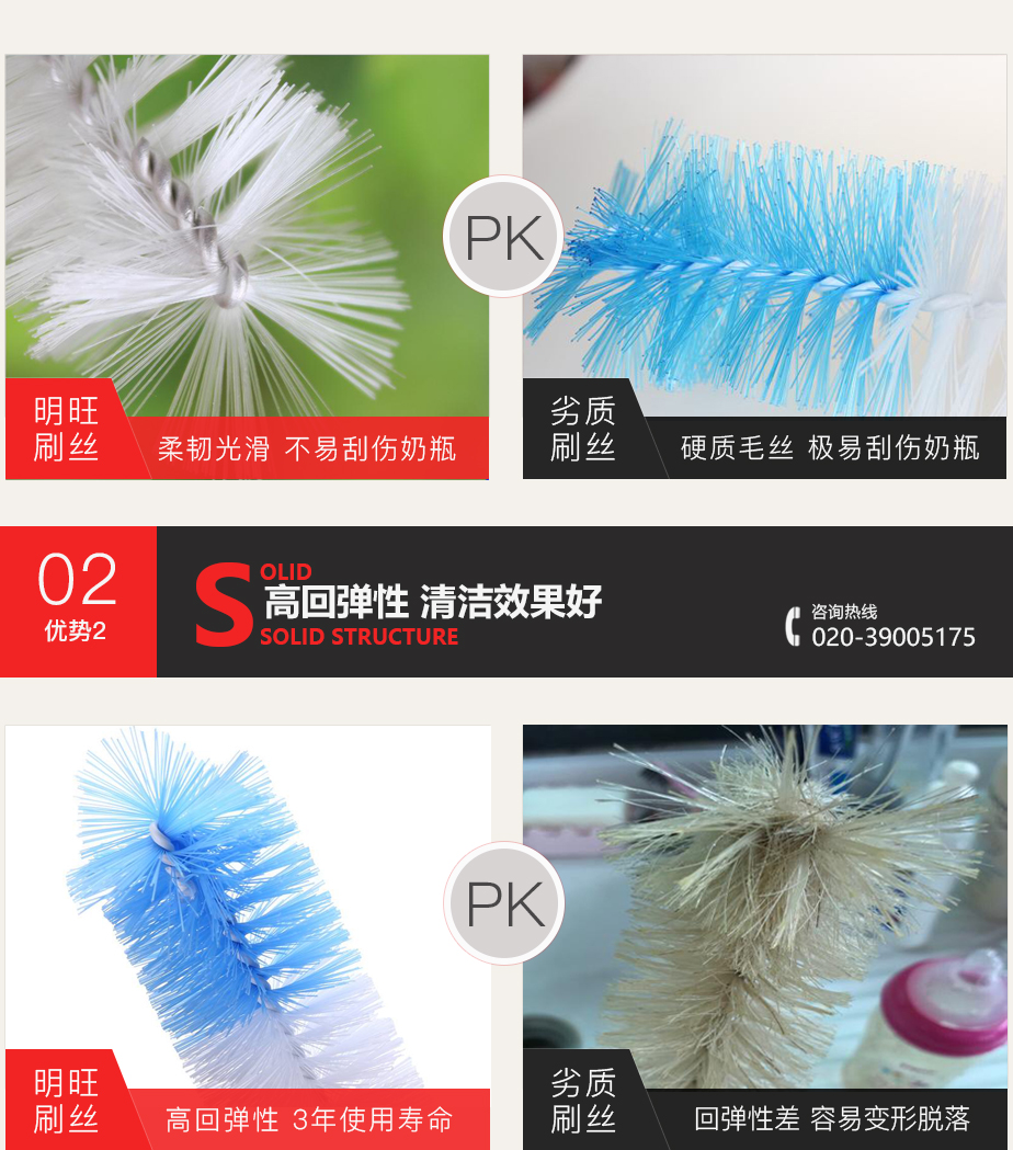 軟毛刷用的尼龍絲是什么材質(zhì)？[明旺]